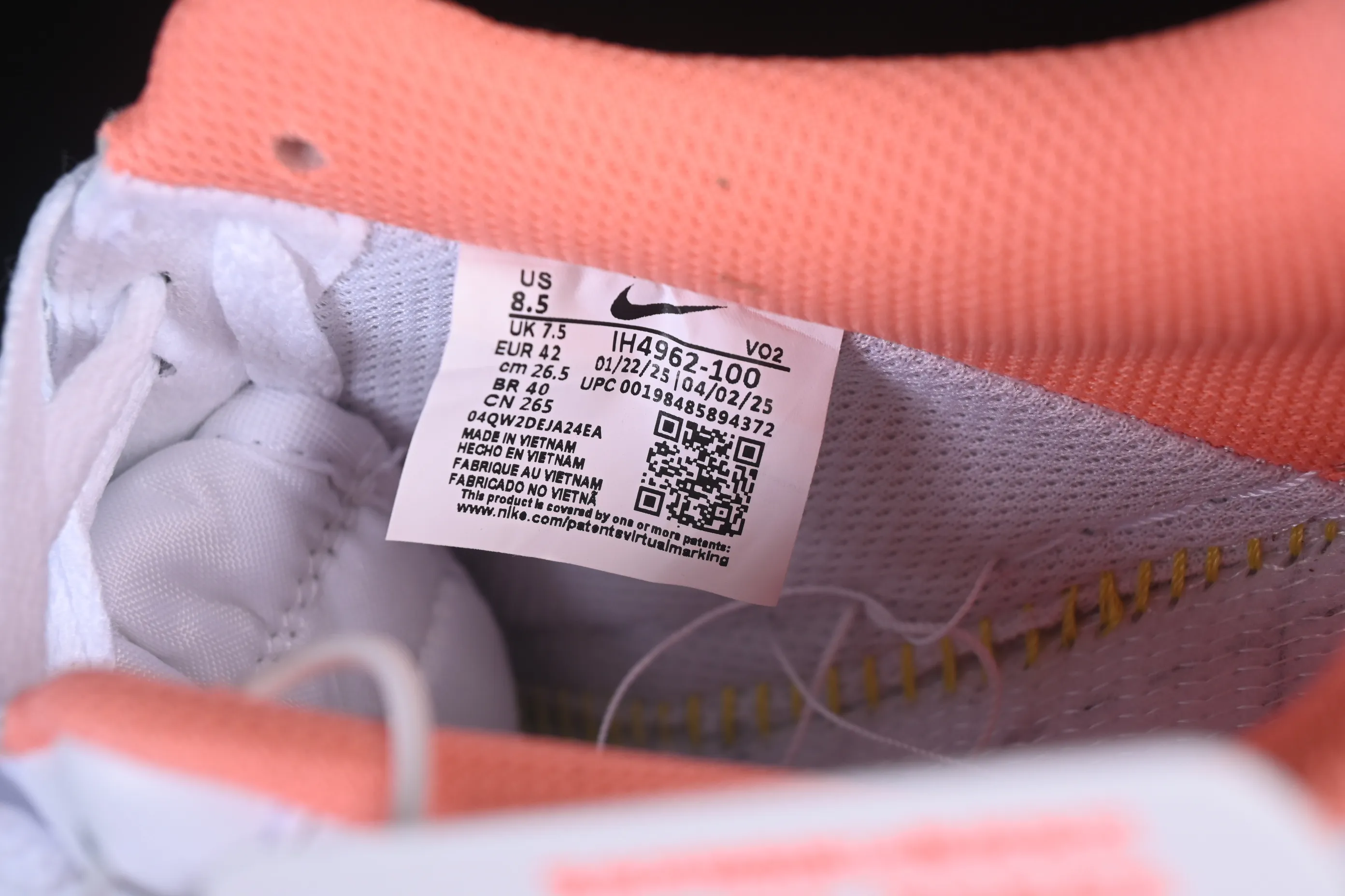 All categories Nk Air Force 1 Air Force series Nk Air Force 1 Low Air Force low-top Nike Air Force 1'07 Low Air Force 1 low-top casual sneakers IH4962-100